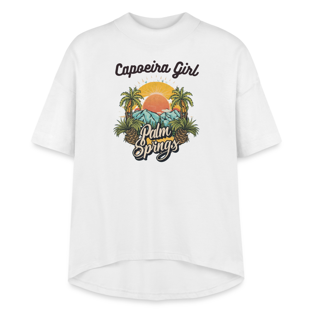 Capoeira Vintage Women's Hi-Lo Tee - white