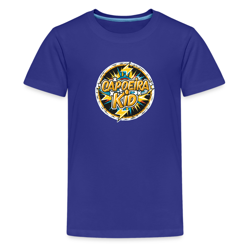 Capoeira Super Hero Kids' Premium T-Shirt - royal blue