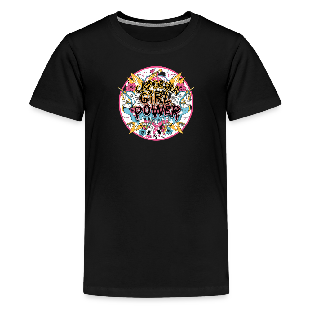 Capoeira Girl Power Kids' Premium T-Shirt - black