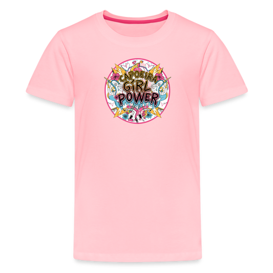 Capoeira Girl Power Kids' Premium T-Shirt - pink