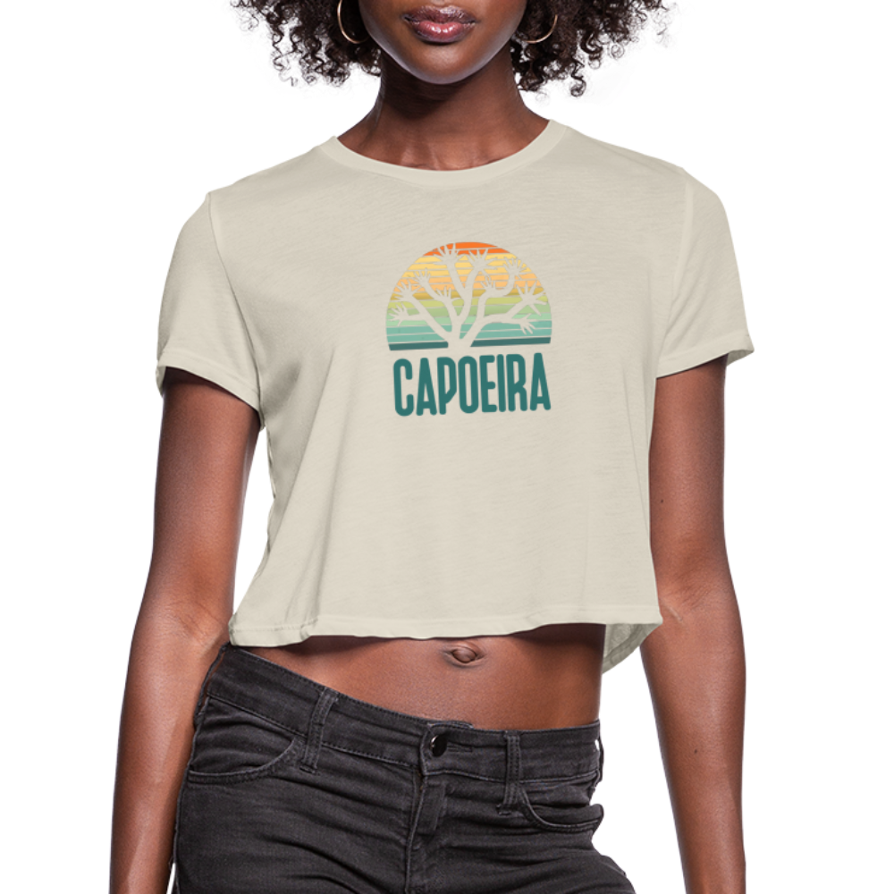 Capoeira Joshua Tree Women's Cropped T-Shirt - dust