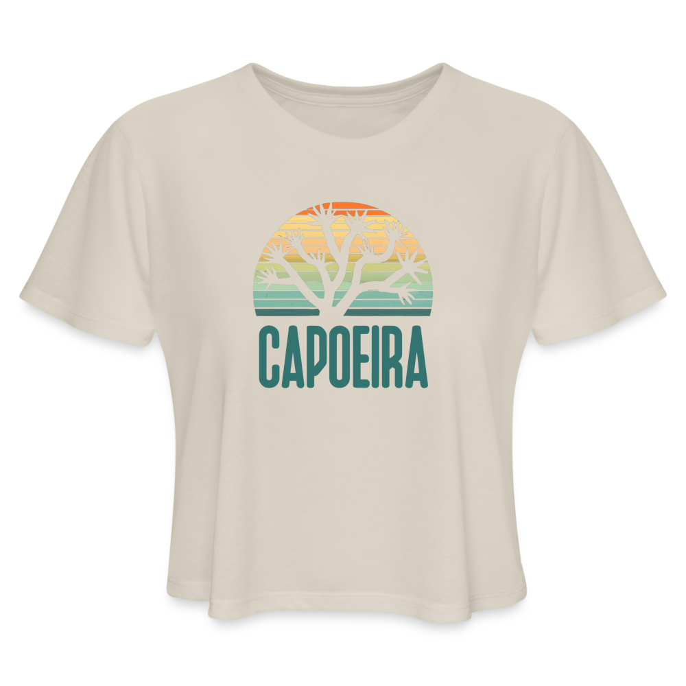 Capoeira Joshua Tree Women's Cropped T-Shirt - dust