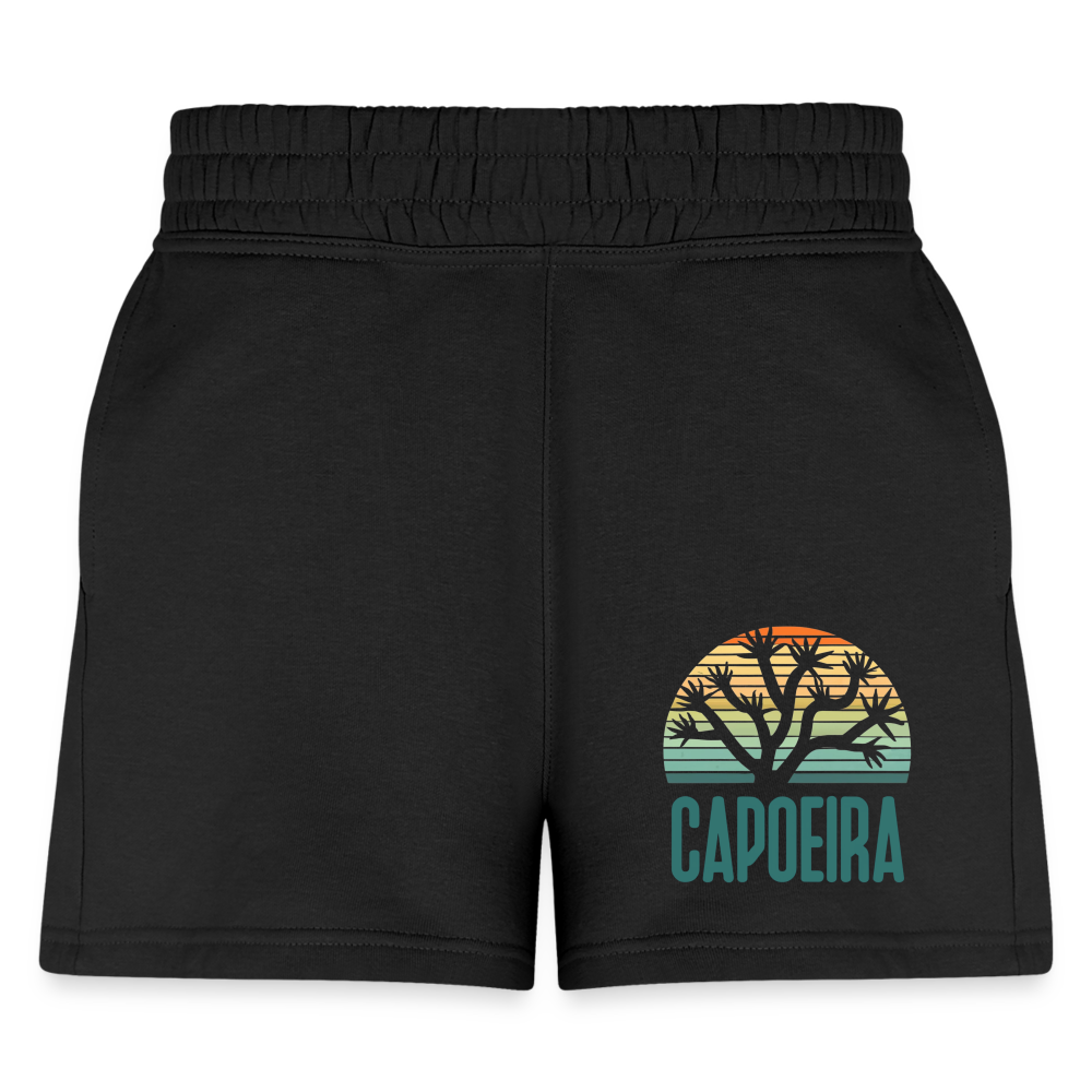Pink Capoeira Women's Jogger Short - black