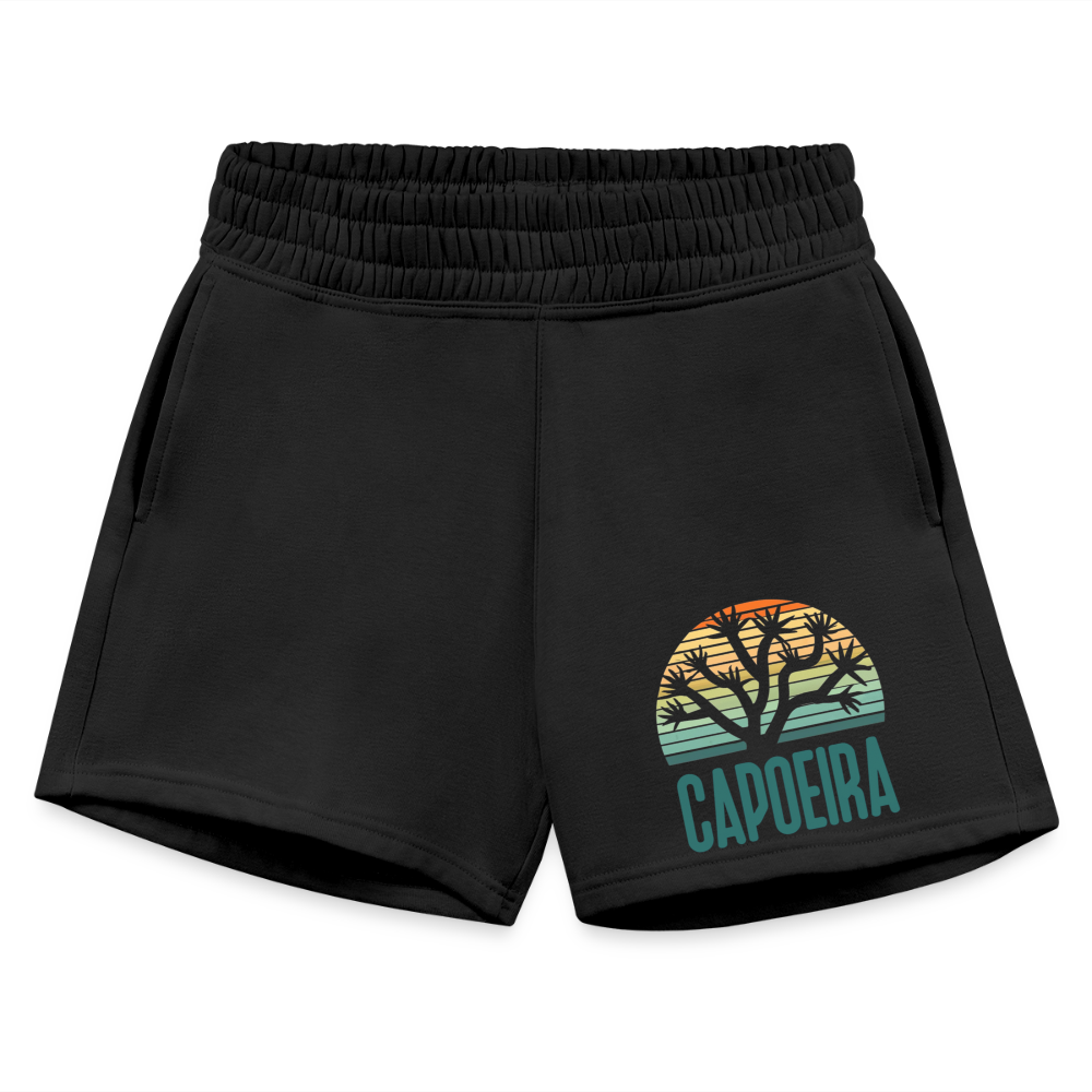 Pink Capoeira Women's Jogger Short - black
