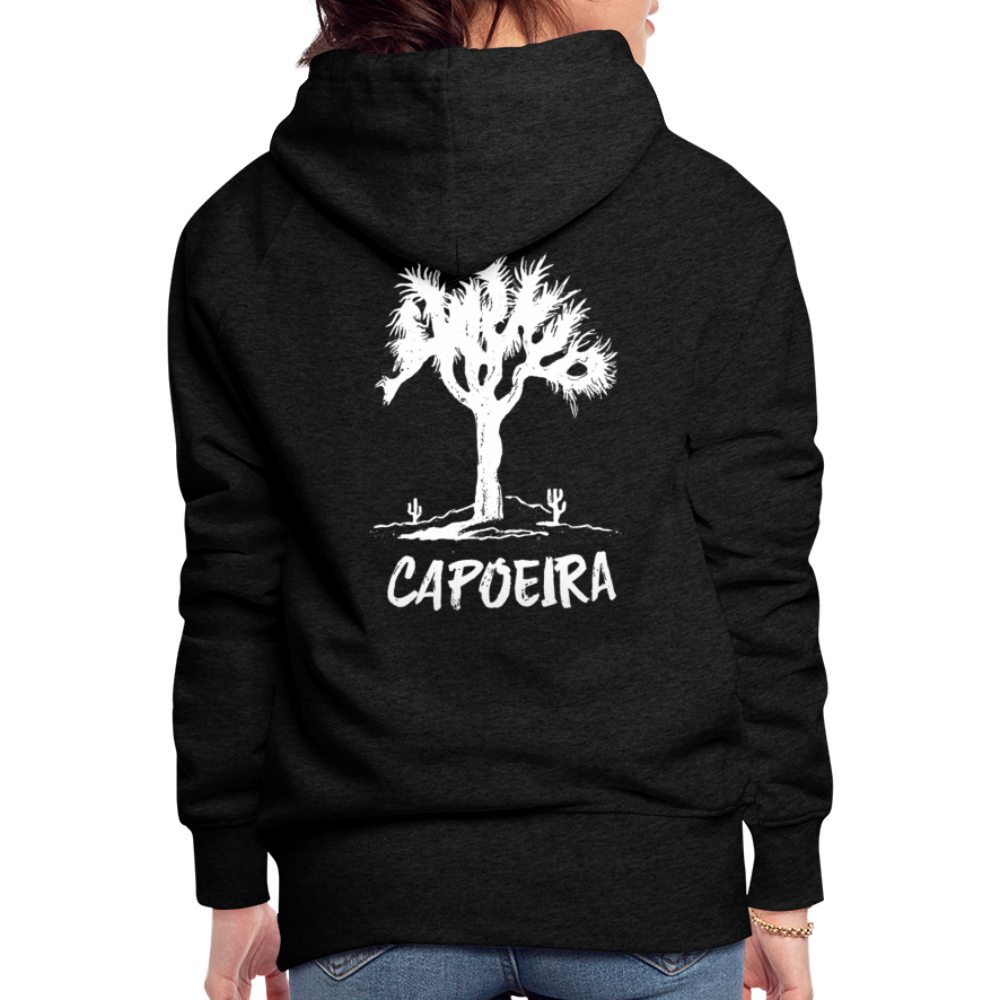 Capoeira Joshua Tree Women’s Premium Hoodie - charcoal grey