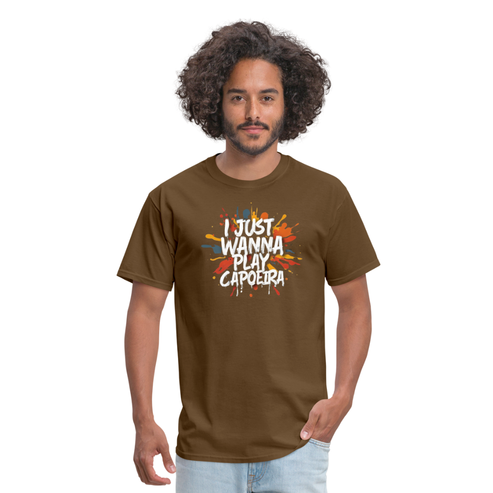 Capoeira Play Unisex Classic T-Shirt - brown