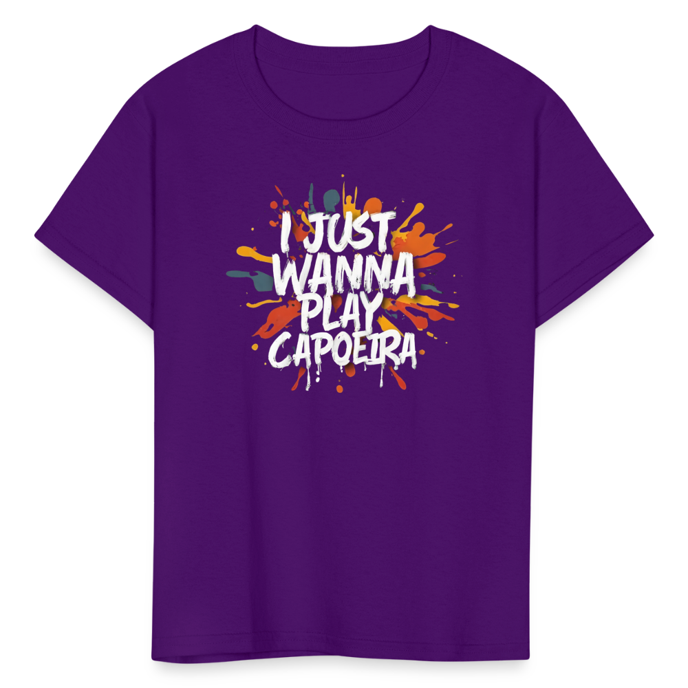 Capoeira Play Kids' T-Shirt - purple