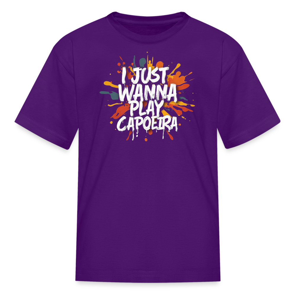 Capoeira Play Kids' T-Shirt - purple