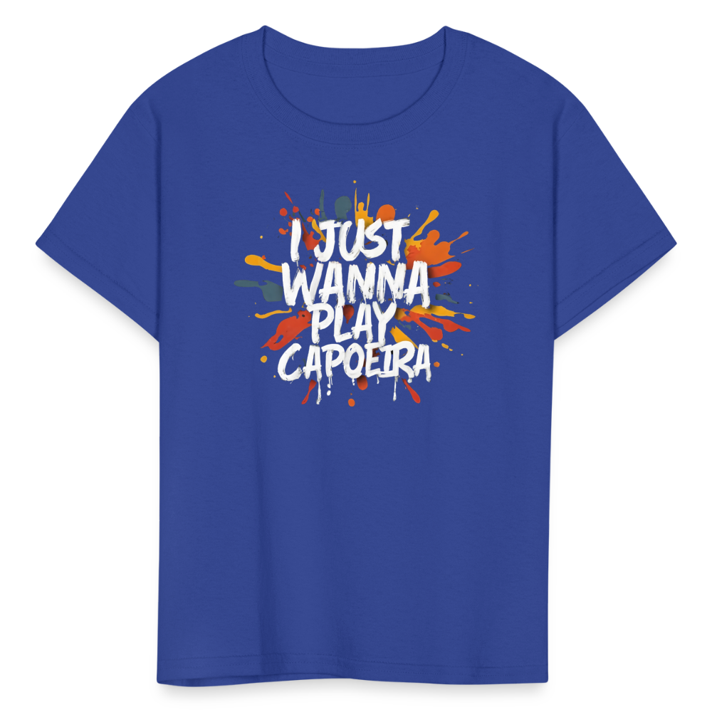 Capoeira Play Kids' T-Shirt - royal blue