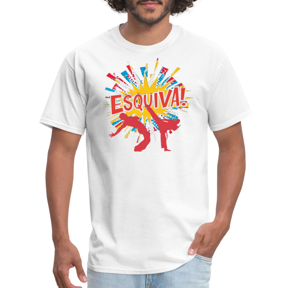 Capoeira Esquiva Men's Unisex Classic T-Shirt - white