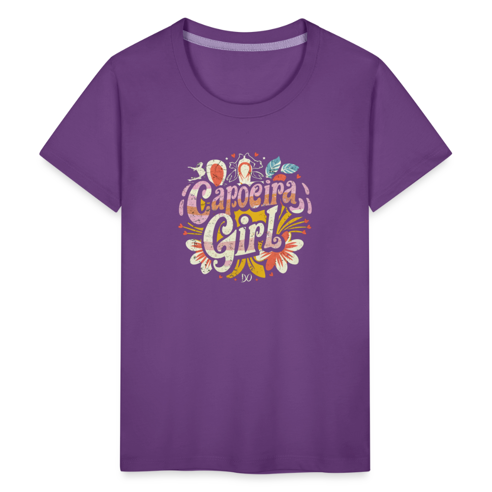 Capoeira Girl Kids' Premium T-Shirt - purple