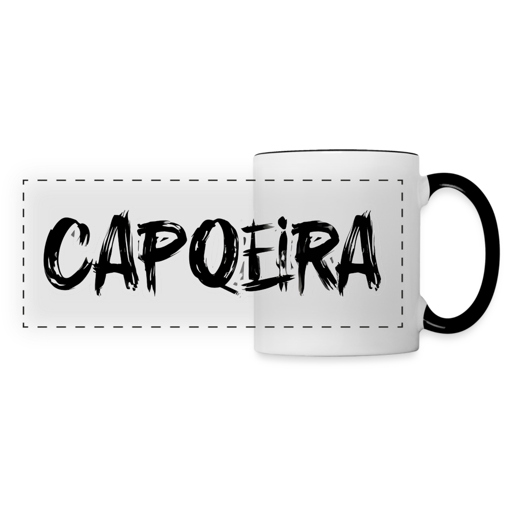 Capoeira Grafitti Panoramic Mug - white/black