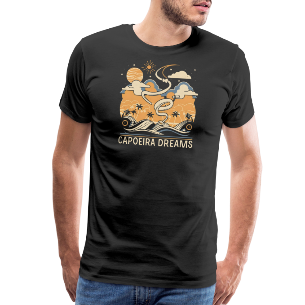 Capoeira Dreams Men's Premium T-Shirt - black
