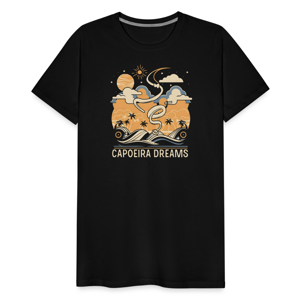 Capoeira Dreams Men's Premium T-Shirt - black