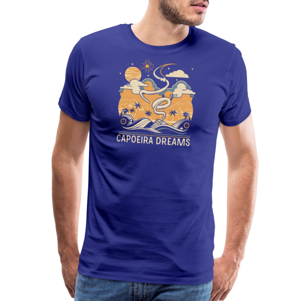 Capoeira Dreams Men's Premium T-Shirt - royal blue