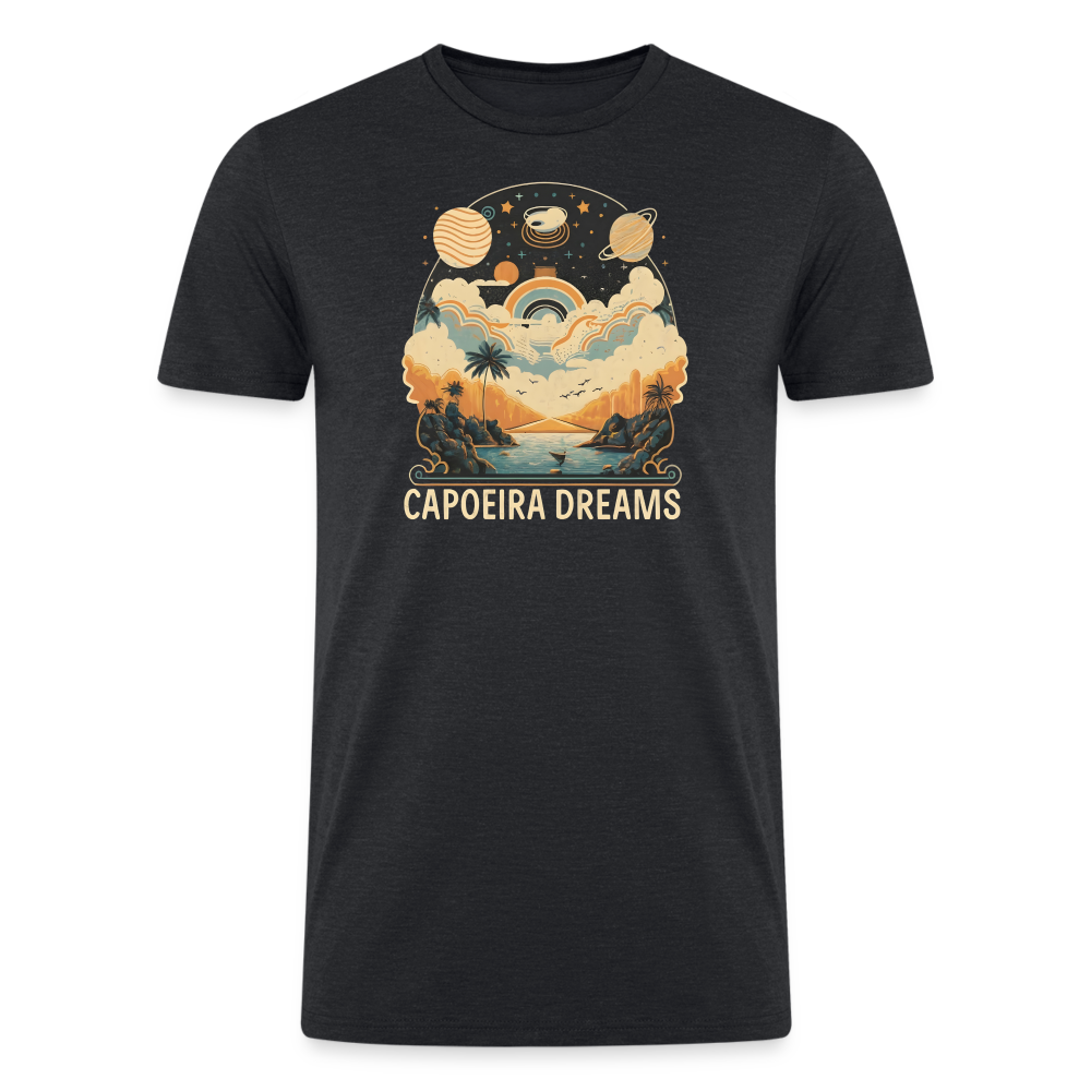 Capoeira Dreams Men’s Tri-Blend Organic T-Shirt - heather black